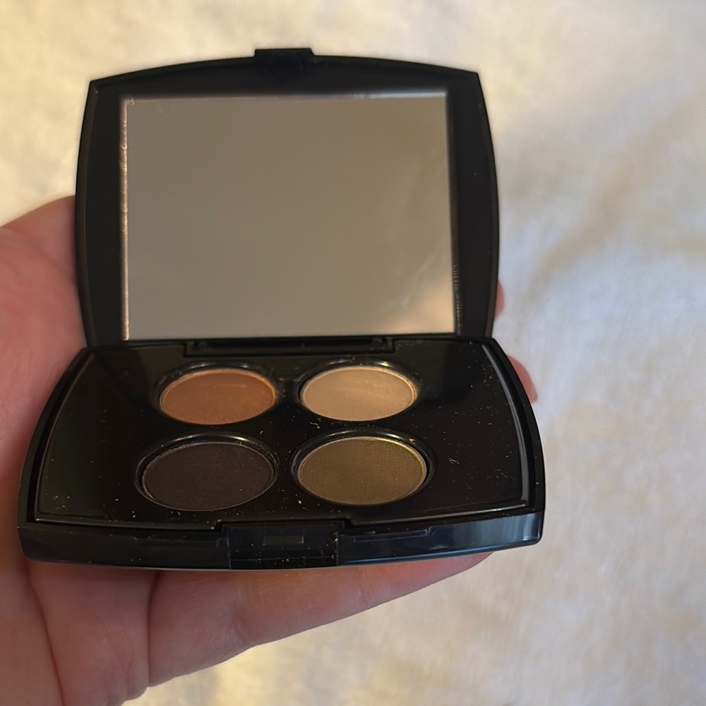 Lancôme Shimmer Color Design Sensational Effects Black Eyeshadow Travel Compact